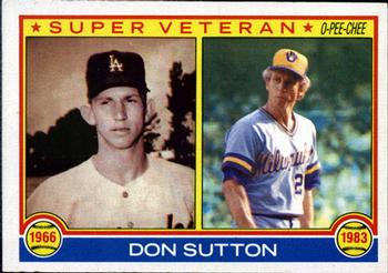 1983 O-Pee-Chee #146 Don Sutton Front