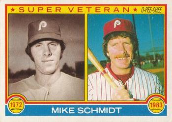 1983 O-Pee-Chee #301 Mike Schmidt Front