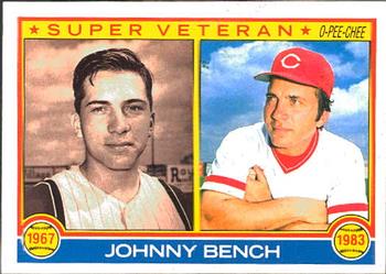 1983 O-Pee-Chee #61 Johnny Bench Front