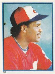 1983 Topps Stickers #253 Tim Raines Front