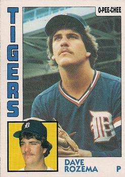 1984 O-Pee-Chee #133 Dave Rozema Front