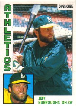 1984 O-Pee-Chee #354 Jeff Burroughs Front