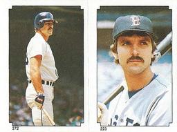 1984 Topps Stickers #223 / 272 Kirk Gibson / Glenn Hoffman Front