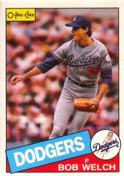 1985 O-Pee-Chee #291 Bob Welch Front