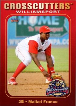 2011 Choice Williamsport Crosscutters #19 Maikel Franco Front