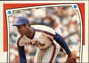 1985 Topps Stickers #3 Dwight Gooden Front