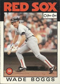 1986 O-Pee-Chee #262 Wade Boggs Front