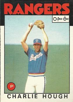 1986 O-Pee-Chee #275 Charlie Hough Front