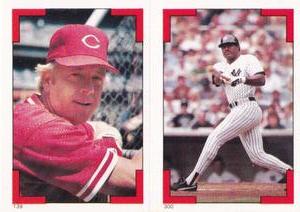 1986 Topps Stickers #139 / 300 Buddy Bell / Don Baylor Front
