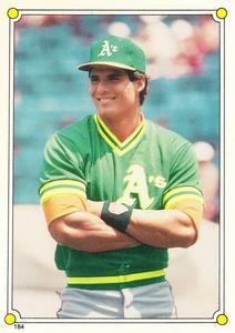 1987 O-Pee-Chee Stickers #164 Jose Canseco Front
