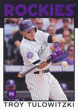 2014 Topps Archives #224 Troy Tulowitzki Front