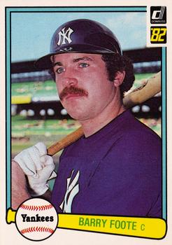 1982 Donruss #83 Barry Foote Front