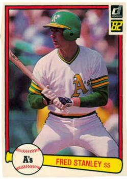 1982 Donruss #449 Fred Stanley Front