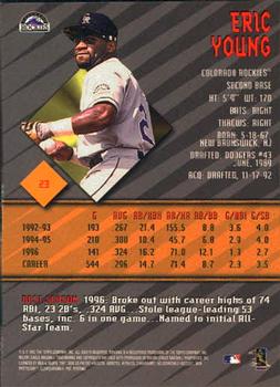 1997 Bowman's Best #23 Eric Young Back