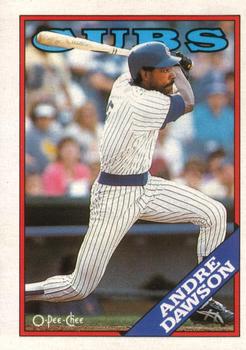 1988 O-Pee-Chee #247 Andre Dawson Front