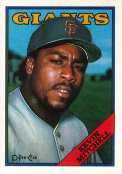 1988 O-Pee-Chee #387 Kevin Mitchell Front