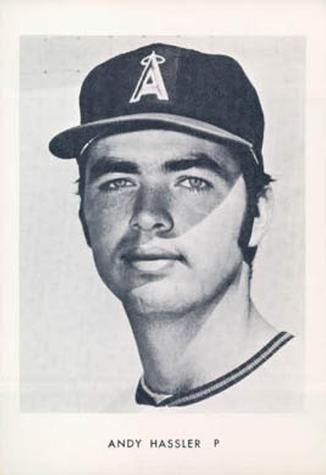 1974 California Angels Photocards #NNO Andy Hassler Front