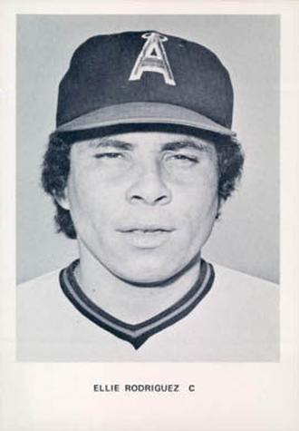 1974 California Angels Photocards #NNO Ellie Rodriguez Front