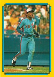 1988 O-Pee-Chee Stickers #76 Tim Raines Front