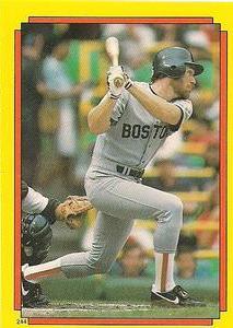 1988 O-Pee-Chee Stickers #244 Wade Boggs Front