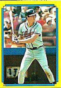 1988 Topps Stickers #45 Dale Murphy Front