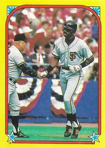 1988 Topps Stickers #16 1987 NLCS Front