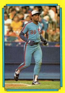 1988 Topps Stickers #76 Tim Raines Front