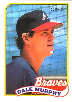 1989 O-Pee-Chee #210 Dale Murphy Front