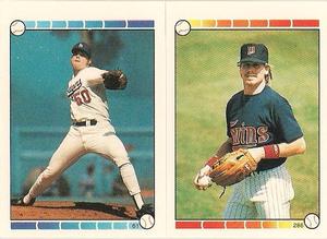 1989 O-Pee-Chee Stickers #61 / 286 Jay Howell / Danny Gladden Front