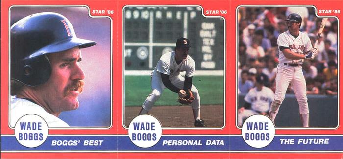 1986 Star Wade Boggs #10-12 Wade Boggs Front