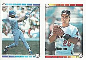 1989 Topps Stickers #63 / 212 John Shelby / Brook Jacoby Front