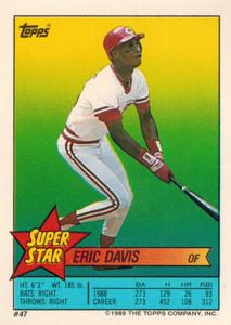 1989 Topps Stickers #227 Alvin Davis Back