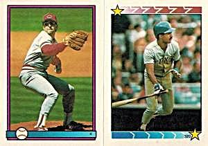 1989 Topps Stickers #4 / 320 John Franco / Cecil Espy Front