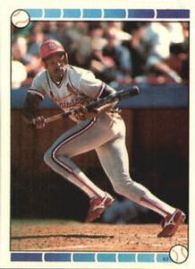 1989 Topps Stickers #43 Vince Coleman Front
