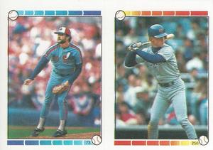 1989 Topps Stickers #73 / 250 Jeff Parrett / Steve Buechele Front