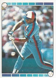 1989 Topps Stickers #77 Rock Raines Front
