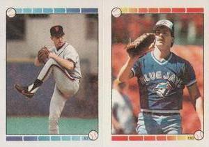 1989 Topps Stickers #83 / 190 Mike Krukow / Mike Flanagan Front