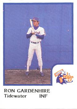 1986 ProCards Tidewater Tides #NNO Ron Gardenhire Front
