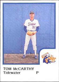 1986 ProCards Tidewater Tides #NNO Tom McCarthy Front