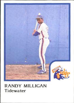 1986 ProCards Tidewater Tides #NNO Randy Milligan Front