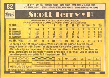 1990 O-Pee-Chee #82 Scott Terry Back