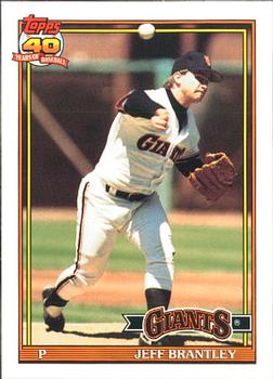 1991 O-Pee-Chee #17 Jeff Brantley Front