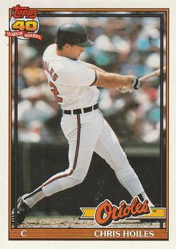 1991 O-Pee-Chee #42 Chris Hoiles Front