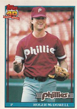 1991 O-Pee-Chee #43 Roger McDowell Front
