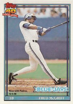 1991 O-Pee-Chee #140 Fred McGriff Front