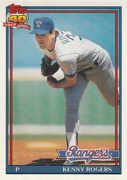 1991 O-Pee-Chee #332 Kenny Rogers Front