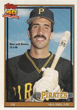 1991 O-Pee-Chee #354 Sid Bream Front