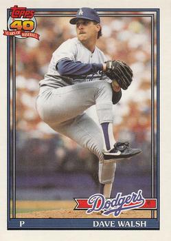1991 O-Pee-Chee #367 Dave Walsh Front