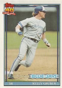 1991 O-Pee-Chee #370 Kelly Gruber Front