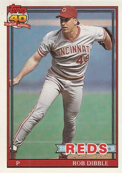 1991 O-Pee-Chee #662 Rob Dibble Front